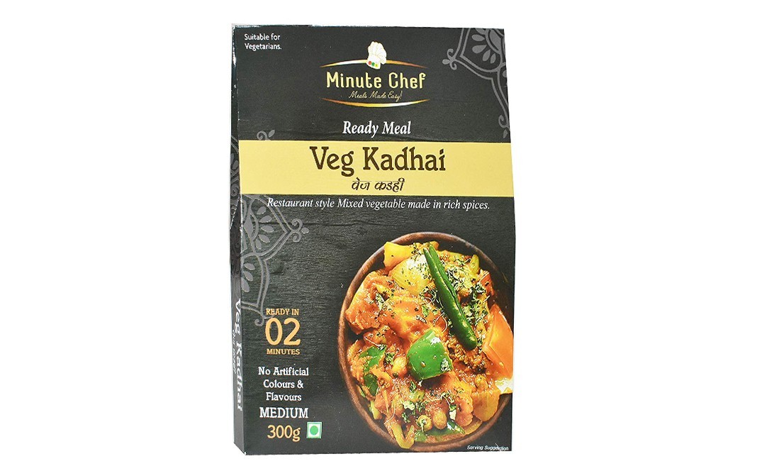 Minute Chef Veg Kadhai (Ready Meal)    Pack  300 grams